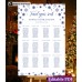 Snowflakes Wedding seating chart,Winter Wonderland Wedding Seating Chart,(013w)